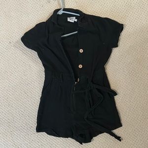 Princess Polly Mini Black Romper